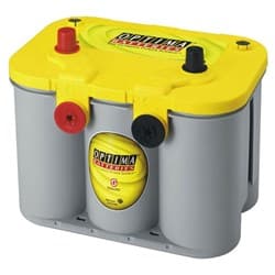OPTIMA D35 YELLOW BATTERY 12V 650CCA commodore see notes 149353