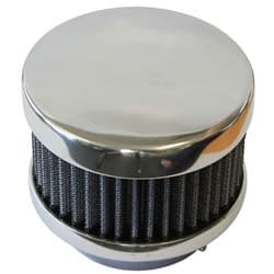 4"  POLISH SMOOTH AIR CLEANER SUIT 2BBL 2-5/8" NECK OBRIEN - AC4SC
