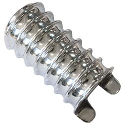 FIREWALL MOUNT COIL COVER POLISHED FINNED OBRIEN - ECCF