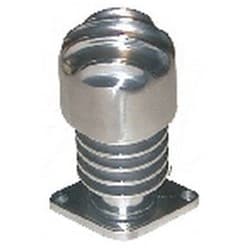FLATHEAD FUEL PUMP STAND & BREATHER POLISHED FINNED OBRIEN - EFPSRA