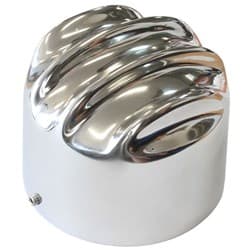 OIL BREATHER COVER SMALL 2-3/8" ID FINNED ALUMINIUM OBRIEN - EOBS