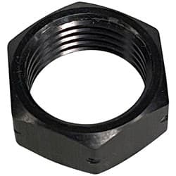 BLACK 5/8-18 JAM NUT LH ALLOY 3/4" HEX PANELFAST - JAM 010LA-3/4 BK
