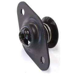 5/16 .500" SELF EJECT BUTTON BLACK ALUMINIUM PANELFAST - EABK5500
