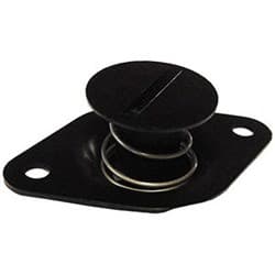 5/16 .550" SELF EJECT BUTTON BLACK ALUMINIUM PANELFAST - EABK5550