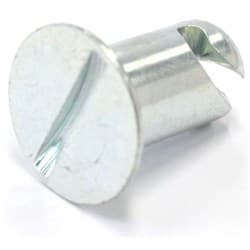 7/16 FLUSH HEAD BUTTON STEEL .650 GRIP PANELFAST - F6650