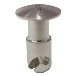 1/4 U/CUT OVAL HEAD ALUMINIUM .500 GRIP PANELFAST - UA4500