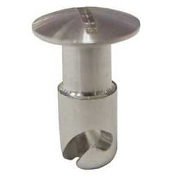 OVAL BUTTON 7/16" X .450 ALLOY UNDERCUT PANELFAST - PAN UA6450