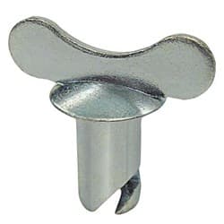 7/16 WINGED BUTTON STEEL .500 GRIP PANELFAST
