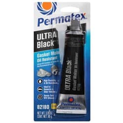 PERMATEX ULTRA BLACK SILICONE GASKET MAKER, 3OZ / 95g TUBE PERMATEX / 82180