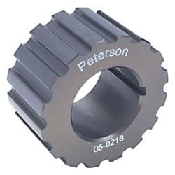 CRANK / GILMER PULLEY 16 TOOTH 1.020" WIDE 1/8 KEYWAY 1" BORE PFS - 05-0216