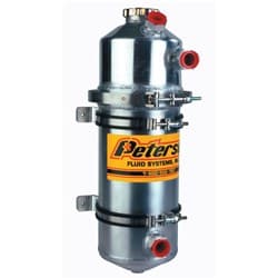PETERSON DRY SUMP TANK 2 PIECE  2 GAL 19.5 X 6 DUAL SCAVENGE PFS - 08-0006