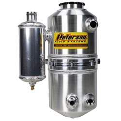 7" DRAG OIL TANK x 16" HIGH SINGLE RETURN WITH CATCH CAN PETERSON / PFS08-0783-CC