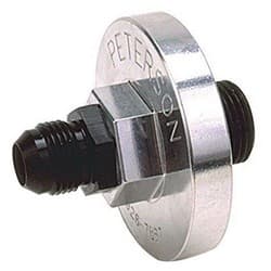 FILTER BLOCK OFF FORD 302-460 -12AN INLET FITTING PFS - 09-0011