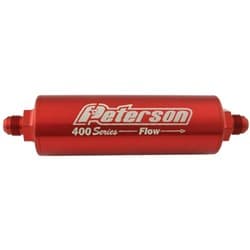 PETERSON -12 INLINE OIL FILTER *60 MICRON WITH BYPASS* PFS - 09-0452