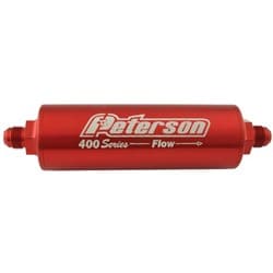 OIL/FUEL FILTER 60 MICRON -10 AN FITTING W/O BYPASS 7"x2.5" PETERSON - 09-0457