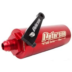 60 MIC BALL VALVE FILTER -6AN - 600 SERIES - 5" X 2" PETERSON / PFS09-0606