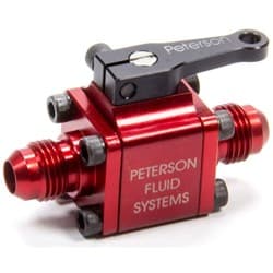 SMALL BODY BALL VALVE -6AN x -6AN - SHUT OFF PETERSON / 09-0900