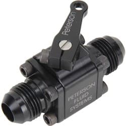 SMALL BODY BALL VALVE -8AN x -8AN - SHUT OFF PETERSON / 09-0920