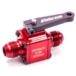 BULKHEAD BALL VALVE -12AN THROUGH TANK - SHUT OFF PETERSON