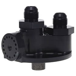 REMOTE OIL FILTER MOUNT, -12AN 13/16-16 THREAD, NEEDS BRACKET PFS - 09-1391