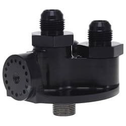 REMOTE OIL FILTER MOUNT, -12AN 3/4-16 THREAD, NEEDS BRACKET PFS - 09-1393
