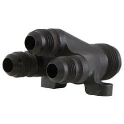 PETERSON 4-WAY MANIFOLD 1 x -8AN TO 3 x -6AN PFS - 10-1041