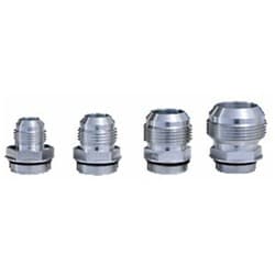 PETERSON R4 PUMP FITTING -8AN SHORT DEPTH RADIUSED FITTING PFS - 14-0008