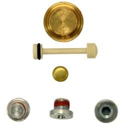 GM LS ENGINE PLUG & BARBELL BRASS KIT 1997-2011 PIONEER - PE-496-B