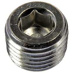 PIPE PLUG 1/8" NPT W/ALLEN KEY SOCKET. STEEL NATURAL PIONEER - PP-638