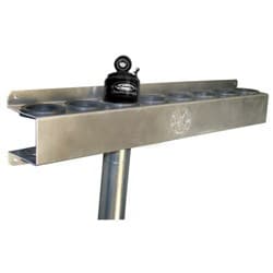 SMALL SHOCK RACK 25x3x3.75" HOLD 8 SHOCKS 2" BODY ALUMINUM PITPAL - 1040