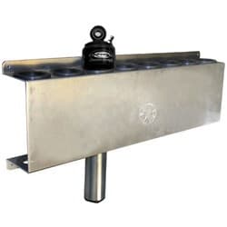 BIG SHOCK RACK 25x7x3.75" HOLD 8 SHOCKS 2" BODY ALUMINUM PITPAL - 1041