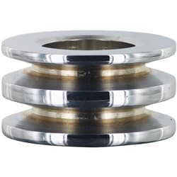 ALTERNATOR PULLEY 2V CHROME 3/8" x 2-5/8" OD V-BELT POWERMAST - 112