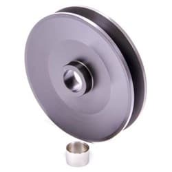 ALTERNATOR 1V V-BELT PULLEY 0.669" ID x 4.00" OD BOLT ON POWERMAST - 182