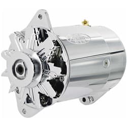 POWERMASTER GENERATOR 90 AMPS SUIT GM UP TO 64, SHORT CHROME POWERMAST - 182111