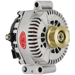 200AMP FORD ALTERNATOR 4G INTERNAL REG NATURAL FINISH POWERMAST - 47787