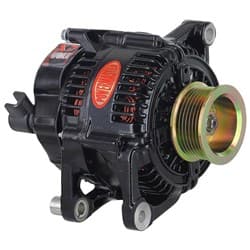 BLACK CHRYSLER ALTER 170AMP DENSO STYLE. 7 GROOVE XS VOLT POWERMASTER - 533118