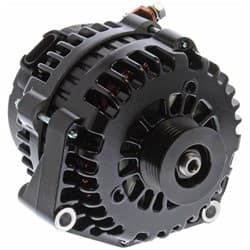 GM ALT AD244 STYLE BLACK 215 AMP W/4PIN VR, 1 WIRE SERP LS2 POWERMAST - 58237
