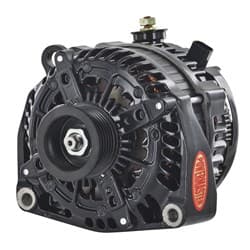 ALT DENSO BLACK 245A GM 6 GRV PULLEY 2.2" MOUNTING 1 WIRE POWERMAST - 58550-1