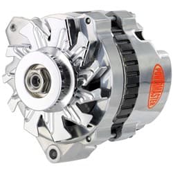 POWERMASTER ALT POLISHED 140A TRU TRAC 1 WIRE O/SET LEFT MNT POWERMAST - 678611