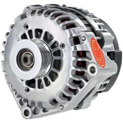 GM ALT AD244 STYLE POLISH 215 AMP W/4PIN VR, 1 WIRE SERP LS2 POWERMAST - 68237