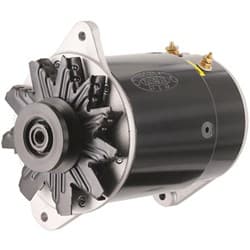POWERMASTER GENERATOR 90 AMPS 12V W/LAMP GM TO 64 SHORT BLK POWERMAST - 82111-2