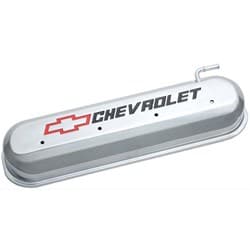 SLANT EDGE VALVE COVERS, LS POLISHED, RED & BLACK EMBLEM PROFORM - 141-264