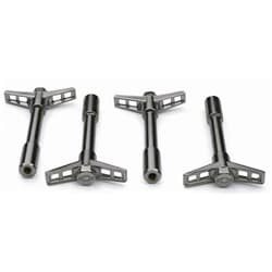 VALVE COVER WING NUTS CHROME 4 PER PACKAGE CHEV PROFORM - 141-600