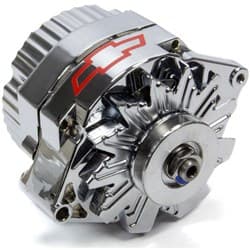 BOWTIE ALTERNATOR 80 AMP CHROME WITH INTERNAL REG PROFORM - 141-656
