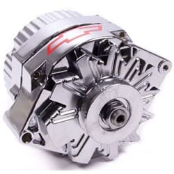 BOWTIE ALTERNATOR 100 AMP CHROME WITH SINGLE WIRE PROFORM - 141-657