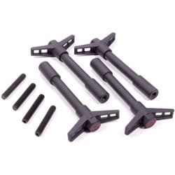 VALVE COVER WING NUTS BLACK 4 PER PACKAGE CHEV PROFORM - 141-756