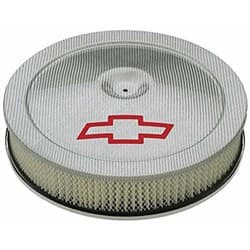 14" CLASSIC BOWTIE AIR CLEANER SILVER, GLASS FIBRE PROFORM / PR141-793