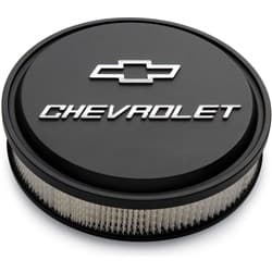 SLANT EDGE 14X3" AIR CLEANER BLACK CRINKLE, RAISED EMBLEM PROFORM  141-830