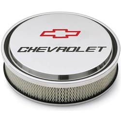 SLANT EDGE 14X3" AIR CLEANER POLISHED, RED & BLACK EMBLEM PROFORM  / 141-833