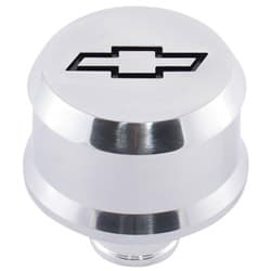 SLANT EDGE BOWTIE BREATHER CAP POLISHED, RECESSED BLACK LOGO PROFORM - 141-854